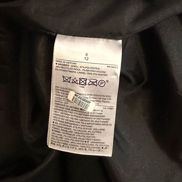 Gap - Zippered Wrap Wool Blend Skirt - Picture 4 of 4